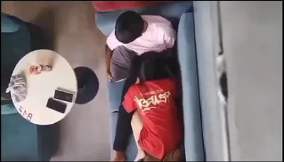 Quay lén tình nhân bú mút cho em gái nơi công cộng